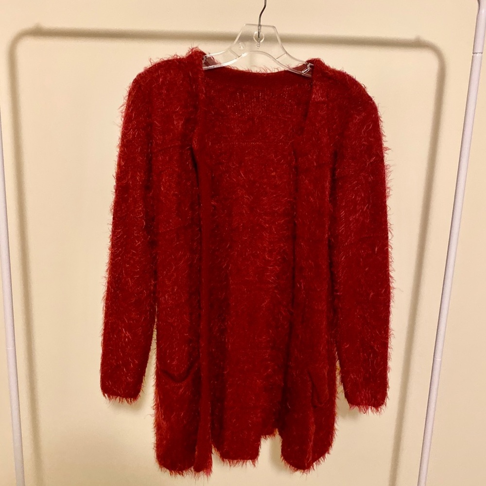 99% BRAND NEW RED CARDIGAN.